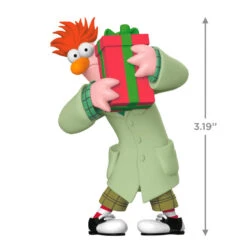 Hallmark Disney The Muppets Dr. Bunsen Honeydew And Beaker Ornaments, Set Of 2 -Hallmark Store Muppets Dr. Bunsen and Beaker Keepsake Ornaments 2999QXD6759 03