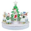 Hallmark Snowtop Lodge Christmas Concert Tabletop Decoration With Light And Sound -Hallmark Store Musical Snowmen Ornaments Keepsake Decoration 1QFM3929 01