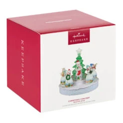 Hallmark Snowtop Lodge Christmas Concert Tabletop Decoration With Light And Sound -Hallmark Store Musical Snowmen Ornaments Keepsake Decoration 1QFM3929 04