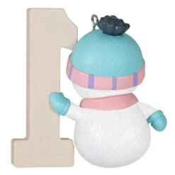 Hallmark My First Christmas Snowman 2023 Ornament 13 Hallmark My First Christmas Snowman 2023 Ornament -Hallmark Store My 1st Christmas Snowman Keepsake Ornament 1699QGO2739 06