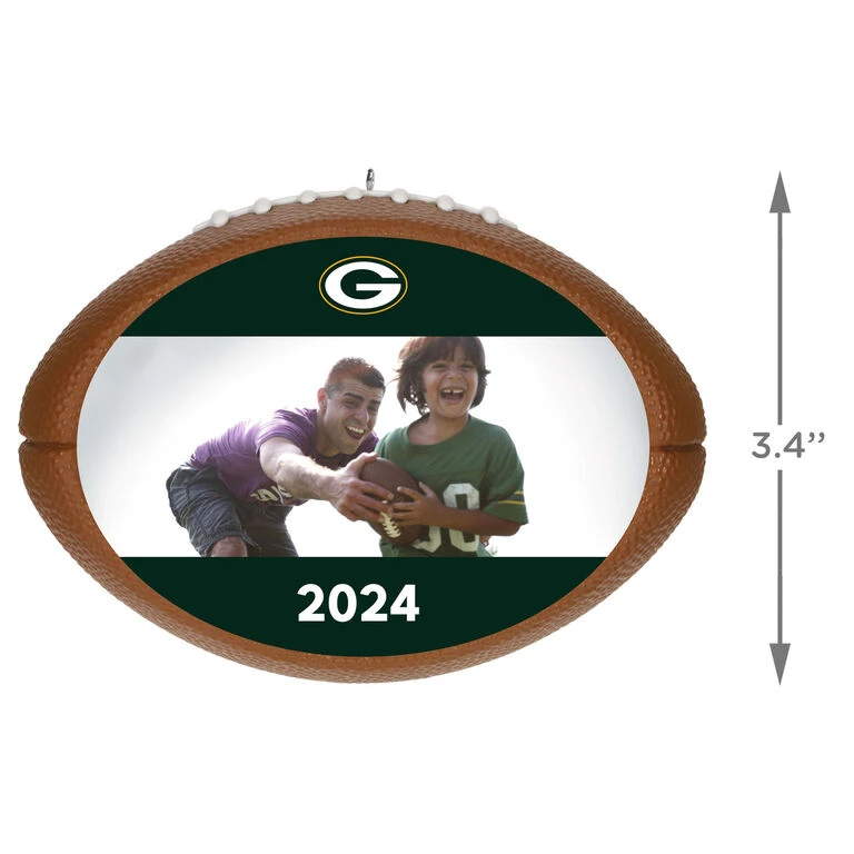Hallmark NFL Football Green Bay Packers Text And Photo Personalized Ornament 5 Hallmark NFL Football Green Bay Packers Text And Photo Personalized Ornament - Image 3