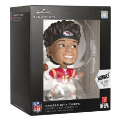 NFL Kansas City Chiefs Patrick Mahomes II Bouncing Buddy Hallmark Ornament -Hallmark Store NFL Kansas City Chiefs Patrick Mahomes II Bouncing Buddy Christmas Ornament 1OSL1562 04