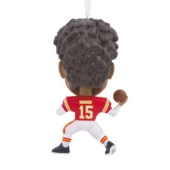 NFL Kansas City Chiefs Patrick Mahomes II Bouncing Buddy Hallmark Ornament -Hallmark Store NFL Kansas City Chiefs Patrick Mahomes II Bouncing Buddy Christmas Ornament 1OSL1562 05