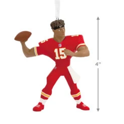 NFL Kansas City Chiefs Patrick Mahomes II Hallmark Ornament -Hallmark Store NFL Kansas City Chiefs Patrick Mahomes II Christmas Ornament 1OSL1547 03