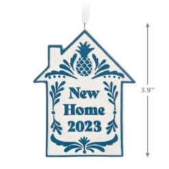 Hallmark New Home 2023 Porcelain Ornament 10 Hallmark New Home 2023 Porcelain Ornament -Hallmark Store New Home Blue and White House Keepsake Ornament 1799QHX3039 03