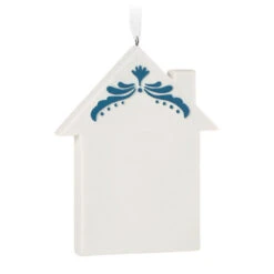 Hallmark New Home 2023 Porcelain Ornament 13 Hallmark New Home 2023 Porcelain Ornament -Hallmark Store New Home Blue and White House Keepsake Ornament 1799QHX3039 06