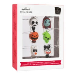 Mini Disney Tim Burton's The Nightmare Before Christmas Shatterproof Hallmark Ornaments, Set Of 6 10 Mini Disney Tim Burton's The Nightmare Before Christmas Shatterproof Hallmark Ornaments, Set Of 6 -Hallmark Store Nightmare Before Christmas Christmas Ornaments 3HCM2372 04