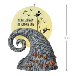 Hallmark Disney Tim Burton’s The Nightmare Before Christmas Jack And Zero Personalized Ornament With Light -Hallmark Store Nightmare Before Christmas Jack and Zero Personalized Keepsake Ornament With Light 2999QHE2113B2 03