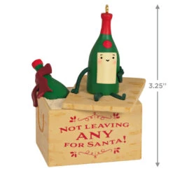 Hallmark A Case Of Christmas Cheer Ornament -Hallmark Store None for Santa Wine Crate Keepsake Ornament 1799QGO2869 03