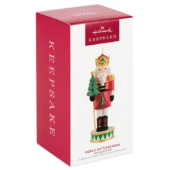 Hallmark Noble Nutcrackers Special Edition Porcelain Ornament 11 Hallmark Noble Nutcrackers Special Edition Porcelain Ornament -Hallmark Store Nutcracker With Tree Keepsake Ornament 3499QGO2979 04