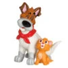 Hallmark Disney Oliver And Company 35th Anniversary Oliver And Dodger Ornament -Hallmark Store Oliver and Company Dog and Cat Keepsake Ornament 1899QXD6559 01