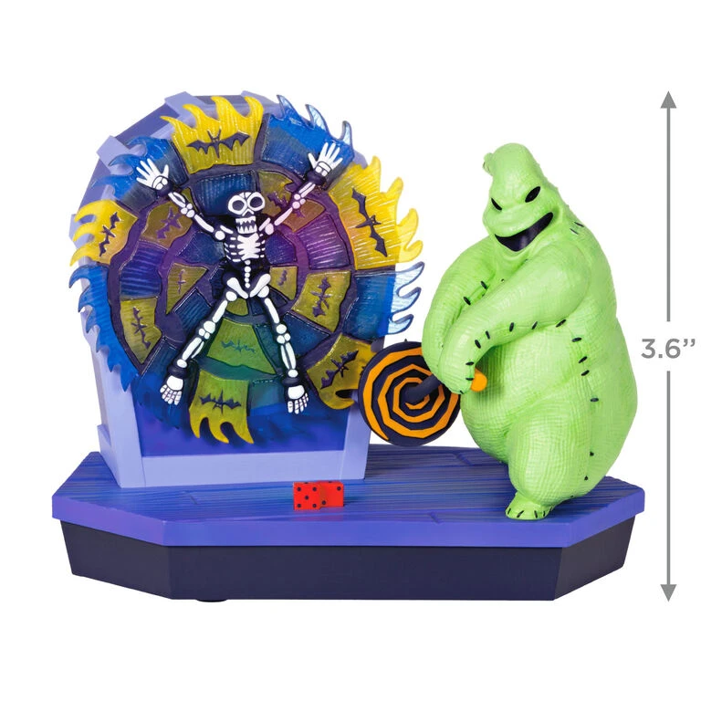 Hallmark Disney Tim Burton's The Nightmare Before Christmas 30th Anniversary Mr. Oogie Boogie Musical Ornament With Light And Motion 5 Hallmark Disney Tim Burton's The Nightmare Before Christmas 30th Anniversary Mr. Oogie Boogie Musical Ornament With Light And Motion - Image 3