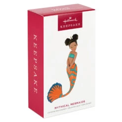 Hallmark Mythical Mermaids Ornament -Hallmark Store Orange and Blue Mermaid Keepsake Ornament 1799QXR8257 04