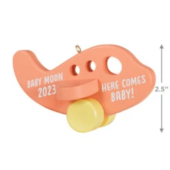 Hallmark Our Babymoon 2023 Wood Ornament 10 Hallmark Our Babymoon 2023 Wood Ornament -Hallmark Store Our Babymoon Wood Airplane Keepsake Ornament 1999QHX3099 03