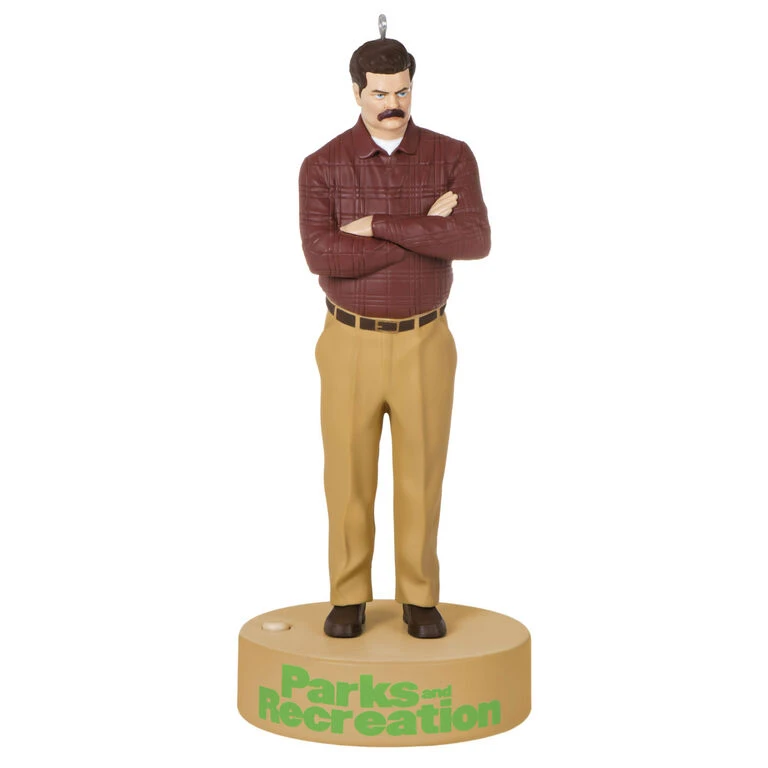 Hallmark Parks And Recreation Ron Swanson Ornament With Sound 3 Hallmark Parks And Recreation Ron Swanson Ornament With Sound