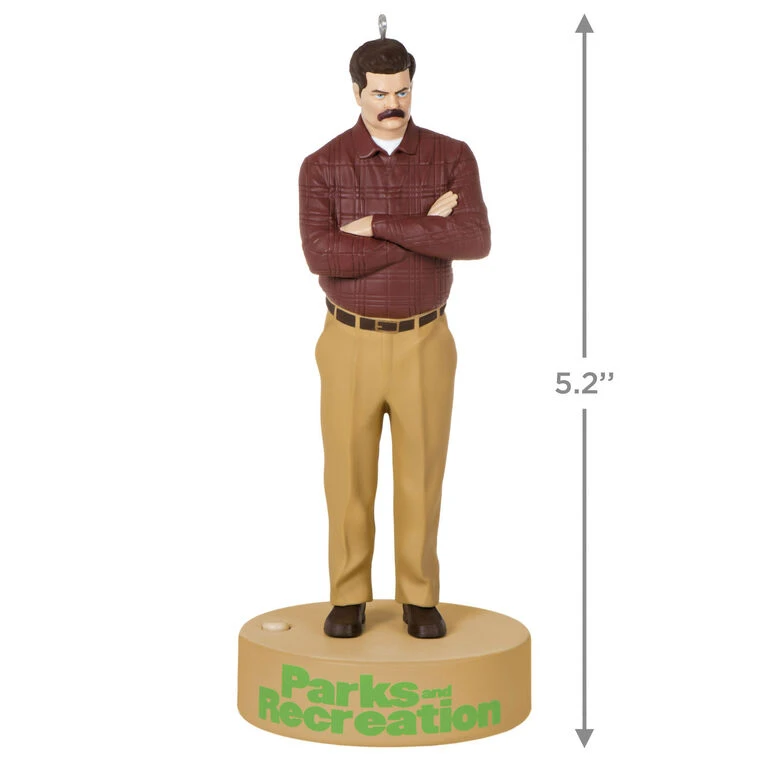 Hallmark Parks And Recreation Ron Swanson Ornament With Sound 5 Hallmark Parks And Recreation Ron Swanson Ornament With Sound - Image 3
