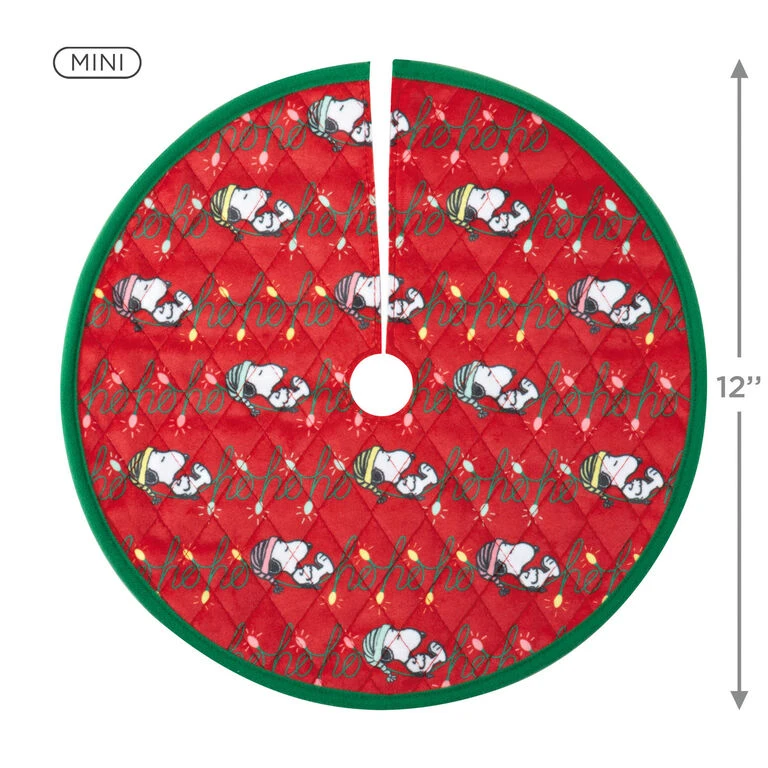 Hallmark Mini The Peanuts® Gang Snoopy Christmas Tree Topper And Tree Skirt, Set Of 2 6 Hallmark Mini The Peanuts® Gang Snoopy Christmas Tree Topper And Tree Skirt, Set Of 2 - Image 4