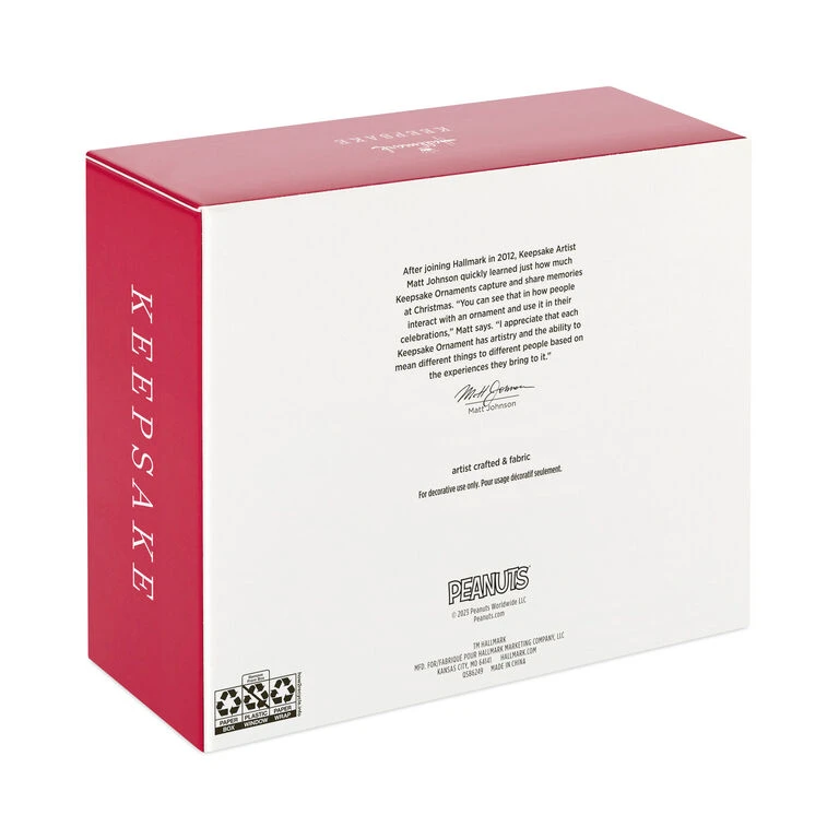 Hallmark Mini The Peanuts® Gang Snoopy Christmas Tree Topper And Tree Skirt, Set Of 2 8 Hallmark Mini The Peanuts® Gang Snoopy Christmas Tree Topper And Tree Skirt, Set Of 2 - Image 6