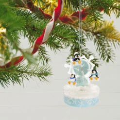 Hallmark Playful Penguins On Ferris Wheel Musical Ornament With Light And Motion -Hallmark Store Penguins on Ferris Wheel Keepsake Ornament 4499QGO2679 02
