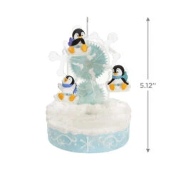 Hallmark Playful Penguins On Ferris Wheel Musical Ornament With Light And Motion -Hallmark Store Penguins on Ferris Wheel Keepsake Ornament 4499QGO2679 03