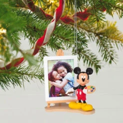 Hallmark Disney Mickey Mouse Picture Perfect Photo Frame Ornament 9 Hallmark Disney Mickey Mouse Picture Perfect Photo Frame Ornament -Hallmark Store Picture Frame Keepsake Ornament 1799QXD6547 02