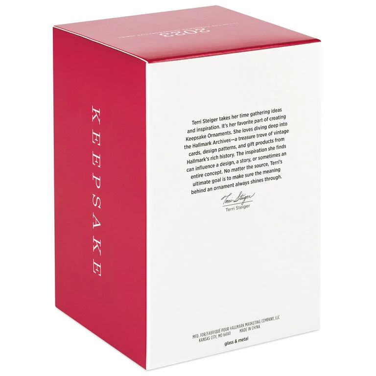 Hallmark Christmas Commemorative 2023 Glass Ball Ornament 7 Hallmark Christmas Commemorative 2023 Glass Ball Ornament - Image 5