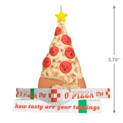 Hallmark O Pizza Tree Ornament 10 Hallmark O Pizza Tree Ornament -Hallmark Store Pizza Christmas Tree on Boxes Keepsake Ornament 1799QGO2857 03