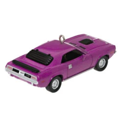 Hallmark Mini Lil' Classic Cars 1970 Plymouth Hemi® 'Cuda 2023 Metal Ornament, 0.58" -Hallmark Store Plymouth Hemi Cuda Car Keepsake Ornament 1299QXM9157 06