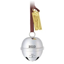 Hallmark The Polar Express™ Santa's Sleigh Bell 2023 Metal Ornament 13 Hallmark The Polar Express™ Santa's Sleigh Bell 2023 Metal Ornament -Hallmark Store Polar Express Sleigh Bell Keepsake Ornament 1799QXI6069 06