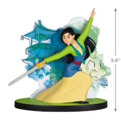 Hallmark Disney Mulan 25th Anniversary Heart Of A Warrior Ornament -Hallmark Store Princess Mulan With Sword Keepsake Ornament 1999QXD6679 03
