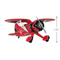 Hallmark Sky's The Limit Bulldog Racer Ornament -Hallmark Store Red Black White Airplane Keepsake Ornament 1999QXR8169 03