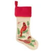 Hallmark The Beauty Of Birds Stocking 1 Hallmark The Beauty Of Birds Stocking -Hallmark Store RedWhite Birds and Holly Keepsake Stocking 1QSB6309 01
