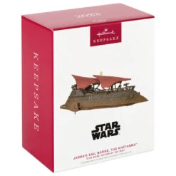 Hallmark Star Wars: Return Of The Jedi™ Jabba's Sail Barge, The Khetanna™ Ornament With Sound 11 Hallmark Star Wars: Return Of The Jedi™ Jabba's Sail Barge, The Khetanna™ Ornament With Sound -Hallmark Store Return of Jedi Jabbas Barge Keepsake Ornament 3799QXI7109 04