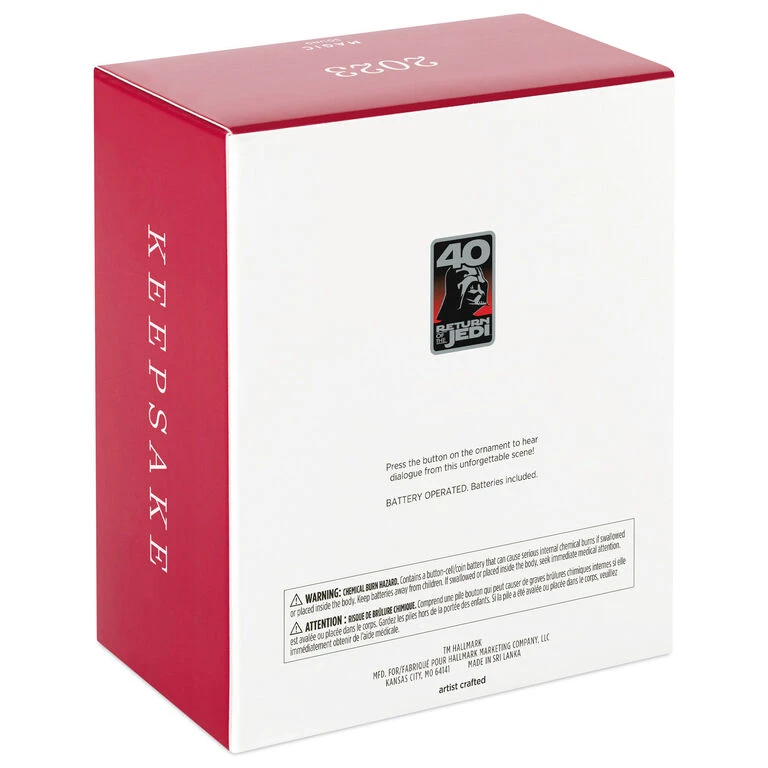 Hallmark Star Wars: Return Of The Jedi™ Jabba's Sail Barge, The Khetanna™ Ornament With Sound 7 Hallmark Star Wars: Return Of The Jedi™ Jabba's Sail Barge, The Khetanna™ Ornament With Sound - Image 5