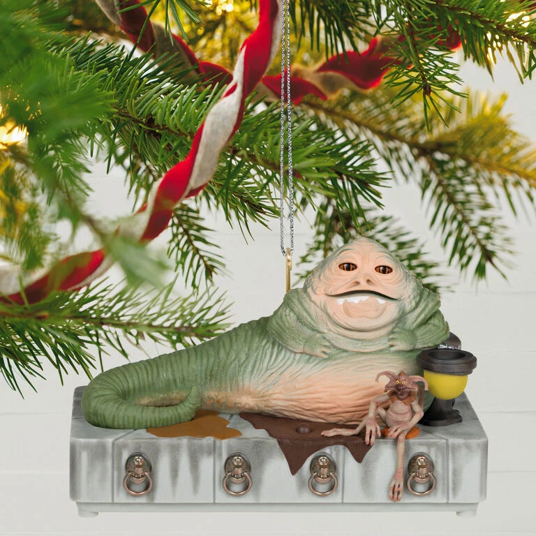 Hallmark Star Wars: Return Of The Jedi™ Jabba The Hutt™ Ornament With Sound And Motion 4 Hallmark Star Wars: Return Of The Jedi™ Jabba The Hutt™ Ornament With Sound And Motion - Image 2