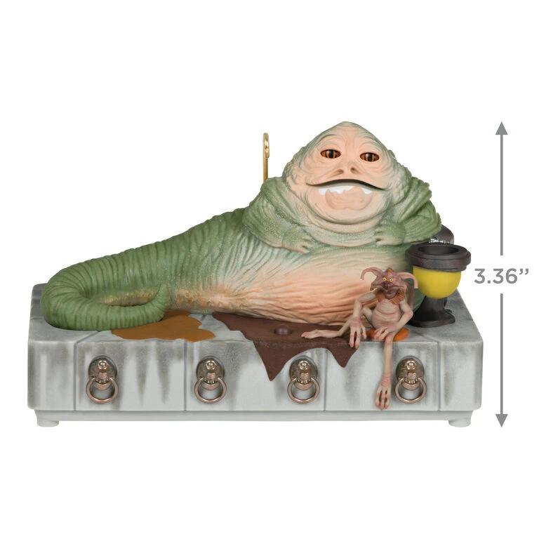 Hallmark Star Wars: Return Of The Jedi™ Jabba The Hutt™ Ornament With Sound And Motion 5 Hallmark Star Wars: Return Of The Jedi™ Jabba The Hutt™ Ornament With Sound And Motion - Image 3