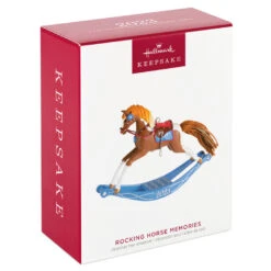 Hallmark Rocking Horse Memories 2023 Ornament -Hallmark Store Rocking Horse Keepsake Ornament 1799QXR8089 04