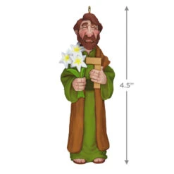 Hallmark Saint Joseph Ornament -Hallmark Store Saint Joseph Holding Lilies Keepsake Ornament 1799QGO2757 03