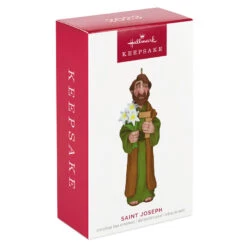 Hallmark Saint Joseph Ornament -Hallmark Store Saint Joseph Holding Lilies Keepsake Ornament 1799QGO2757 04