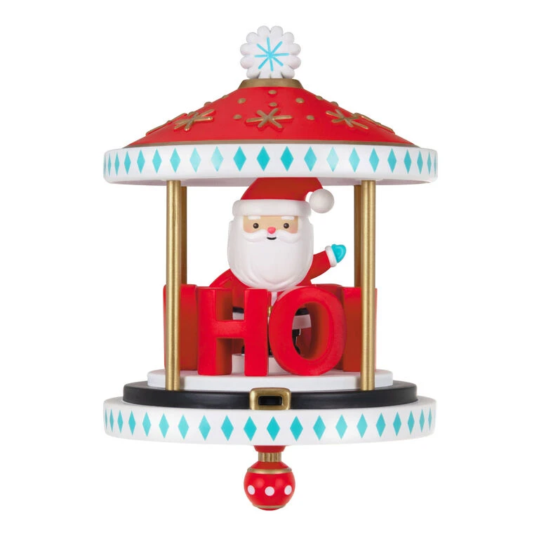 Hallmark Santa-Go-Round Ornament 3 Hallmark Santa-Go-Round Ornament