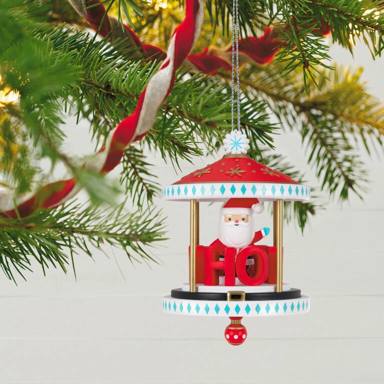 Hallmark Santa-Go-Round Ornament 4 Hallmark Santa-Go-Round Ornament - Image 2