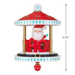 Hallmark Santa-Go-Round Ornament 10 Hallmark Santa-Go-Round Ornament -Hallmark Store Santa Carousel Keepsake Ornament 2299QGO2647 03