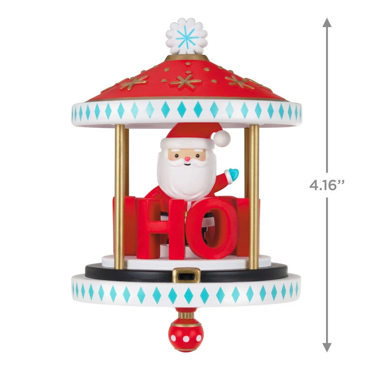 Hallmark Santa-Go-Round Ornament 5 Hallmark Santa-Go-Round Ornament - Image 3