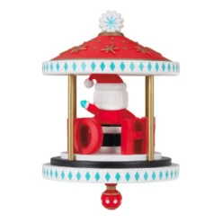 Hallmark Santa-Go-Round Ornament 13 Hallmark Santa-Go-Round Ornament -Hallmark Store Santa Carousel Keepsake Ornament 2299QGO2647 06