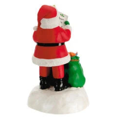 Hallmark Checking It Twice Ornament With Light And Sound -Hallmark Store Santa Checking His List Keepsake Ornament 2999QGO2657 06