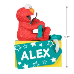 Hallmark Sesame Street® A Gift From Elmo Personalized Ornament -Hallmark Store Sesame Street A Gift From Elmo Personalized Keepsake Ornament 2499QHE2111B1 03