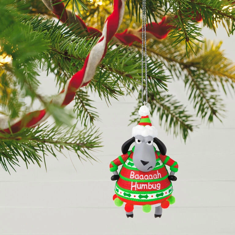 Hallmark Baaaaah Humbug! Ornament 4 Hallmark Baaaaah Humbug! Ornament - Image 2