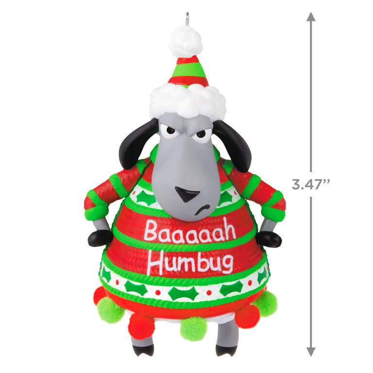 Hallmark Baaaaah Humbug! Ornament 5 Hallmark Baaaaah Humbug! Ornament - Image 3