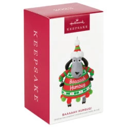 Hallmark Baaaaah Humbug! Ornament 11 Hallmark Baaaaah Humbug! Ornament -Hallmark Store Sheep in Baaaaah Humbug Sweater Keepsake Ornament 1799QGO2849 04