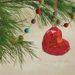 Hallmark Store -Hallmark Store Signature Heart Metal Christmas Ornament 1HDL2172 02